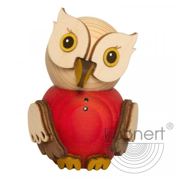 Kuhnert Holzfigur Minieule rot Kuhnert Artikel 37309, Höhe ca. 7 cm