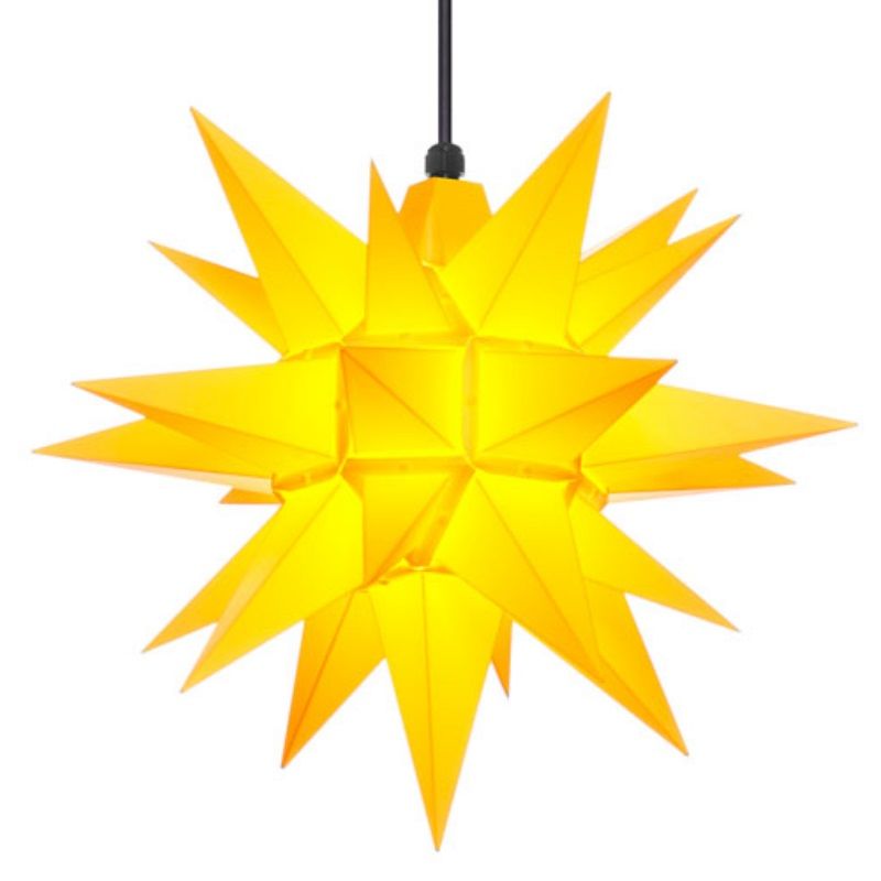 Star-Max LED Stern 35 Cm – Batteriebetrieben, Mit Timer, Für Innen & Außen, Warmweiß
