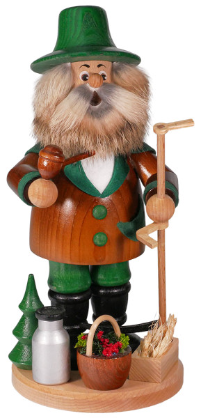 Erzgebirgische Räucherfigur Bauer ca. 24 cm Drechselwerkstatt Uhlig