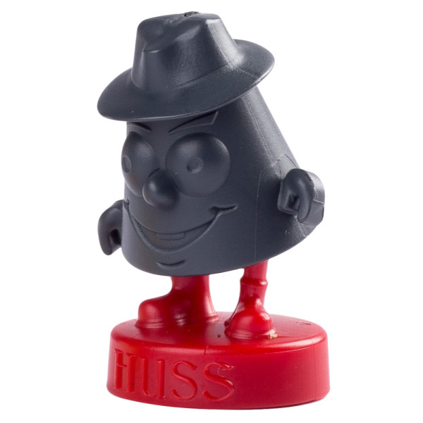 Huss Karzl-Figur rot, magnetisch, ca. 3 cm Echte Erzgebirgische Handarbeit aus Neudorf/ Erzgebirge