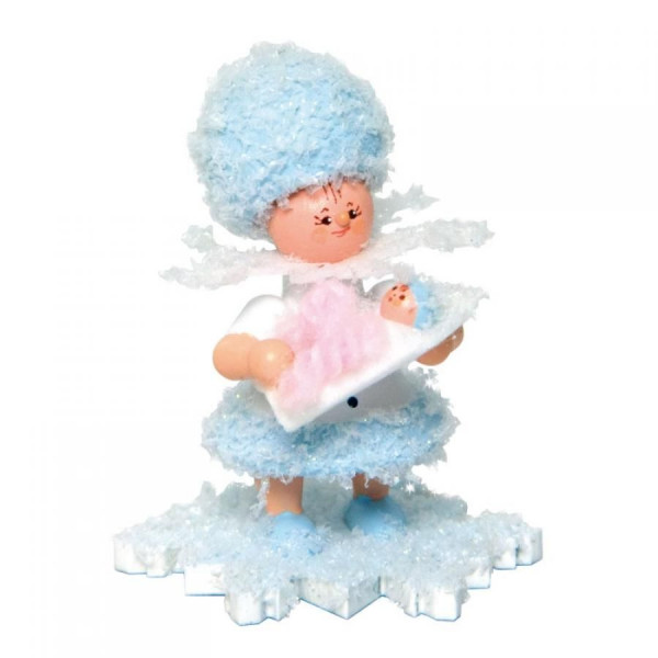 Schneeflöckchen mit Baby Mädchen, Artikel 43134 Sammelfigur, Höhe ca. 5 cm