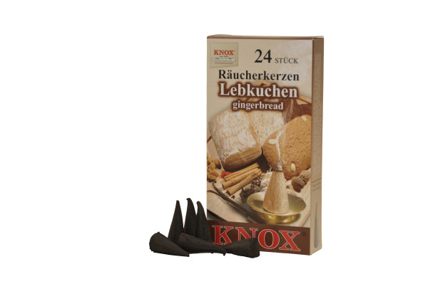 Räucherkerzen Lebkuchen 24 Stück, Größe M