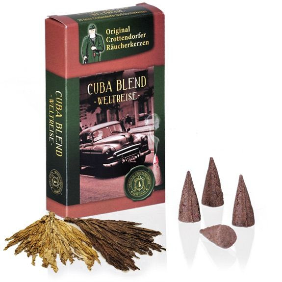 Original Crottendorfer Räucherkerzen - Cuba Blend Packungsinhalt: 20 Stück Größe: M