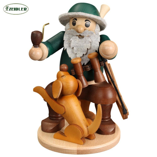 Räucherfigur "Förster" Zeidler Holzkunst Seiffen - Made in Germany -