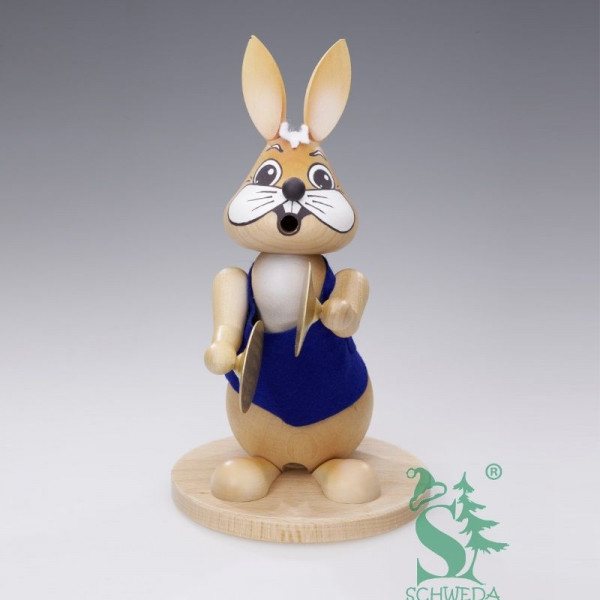 Familie Körnlein - Rauchfigur Hase ca. 22 cm