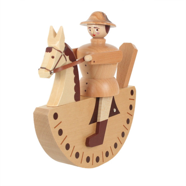Seiffener Reiterlein groß (22 cm) , natur Volkskunstwerkstatt Katrin Eckert