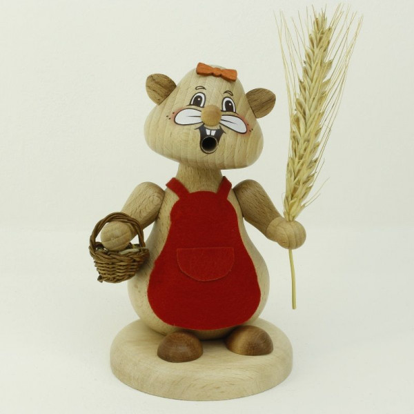 Familie Körnlein - Rauchfigur "Urhamster" ca 12,5 cm