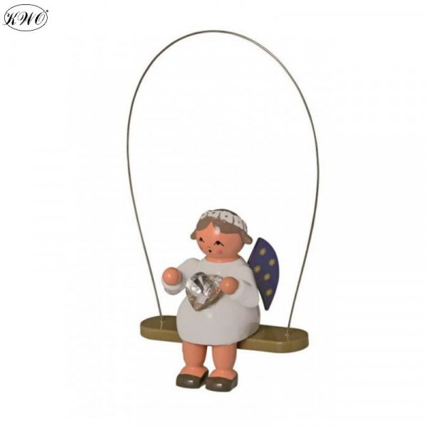 Schaukelengel mit Herz, 8 cm