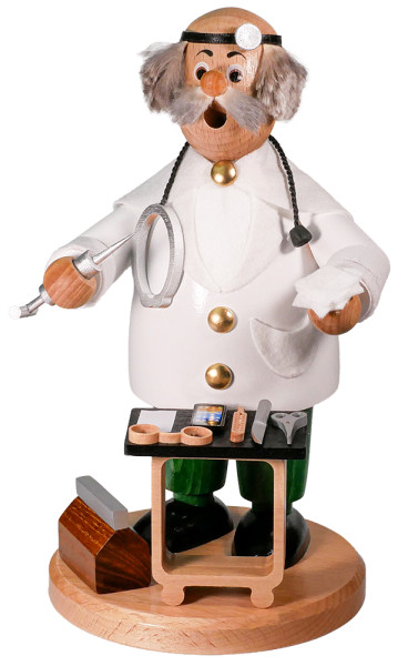 Erzgebirgische Räucherfigur Atzt ca. 24 cm Drechselwerkstatt Uhlig