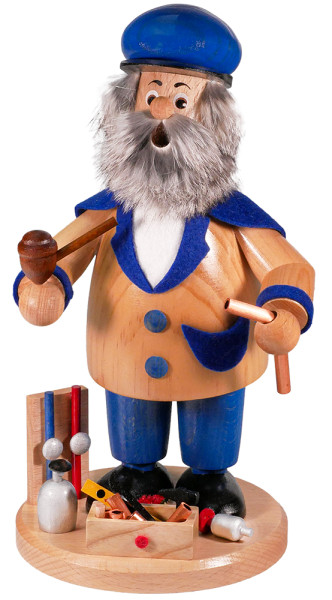 Erzgebirgische Räucherfigur Klempner ca. 24 cm Drechselwerkstatt Uhlig