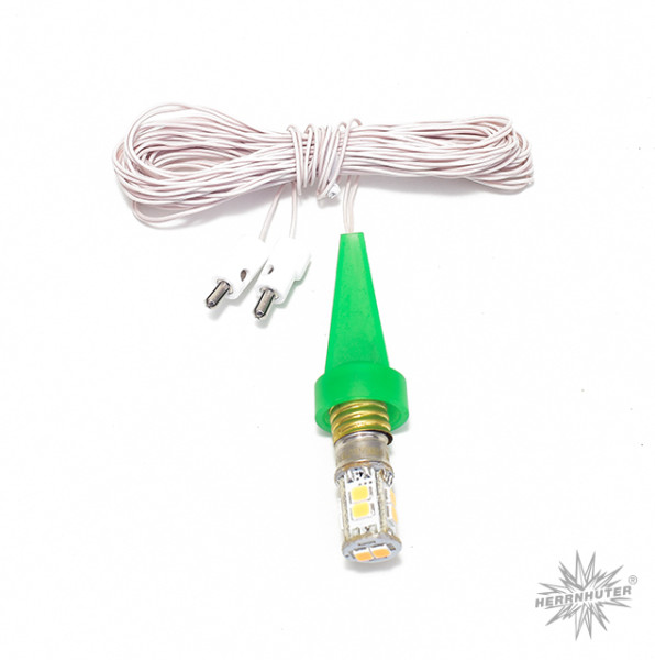 Beleuchtung für A1e grün mit LED mit Kappe und Stecker