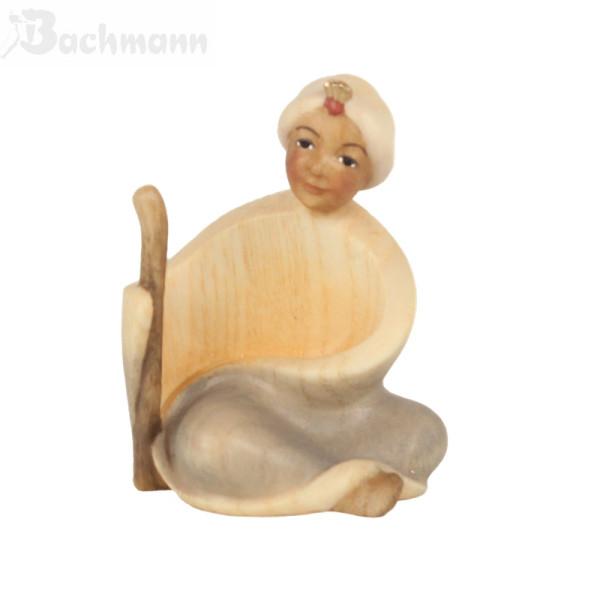 Gloria Krippenfigur Beduine, Color, 12 cm* Holzschnitzerei Konrad Bachmann, Südtirol