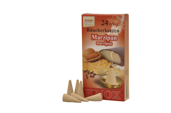Räucherkerzen Marzipan 24 Stück, Größe M