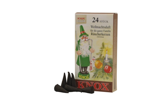 Räucherkerzen Weihnacht 24 Stück, Größe M
