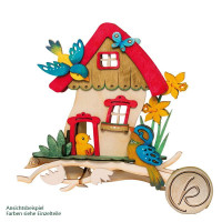 Vorschau: Bastelset Haus mit Vögeln zum Stellen u. Hängen Größe ca. 17 x 20 x 5 cm, 10212 Vorschau: Bastelset Haus mit Vögeln zum Stellen u. Hängen Größe ca. 17 x 20 x 5 cm, 10212