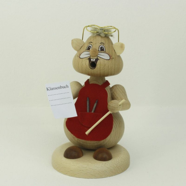 Familie Körnlein - Rauchfigur "Lehrerin" ca 13 cm