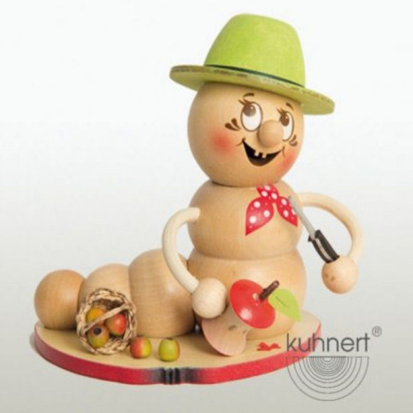 Erzgebirgische Räucherfigur Apfel-Rudi, Artikel 37002