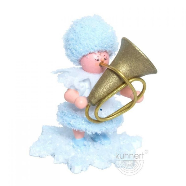 Schneeflöckchen mit Tuba, Artikel 43139 Sammelfigur, Höhe ca. 5 cm