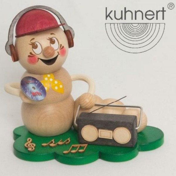 Erzgebirgische Räucherfigur Ohrwurm Rudi, Artikel 37023
