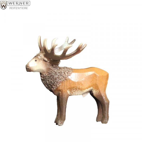 Reifentier Hirsch stehend, 7 cm