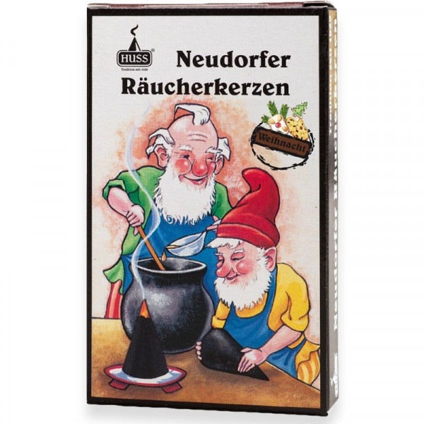 Neudorfer Räucherkerzen "Zwerge" Weihnachtsduft Original Erzgebirgische Räucherkerzen der Firma Huss