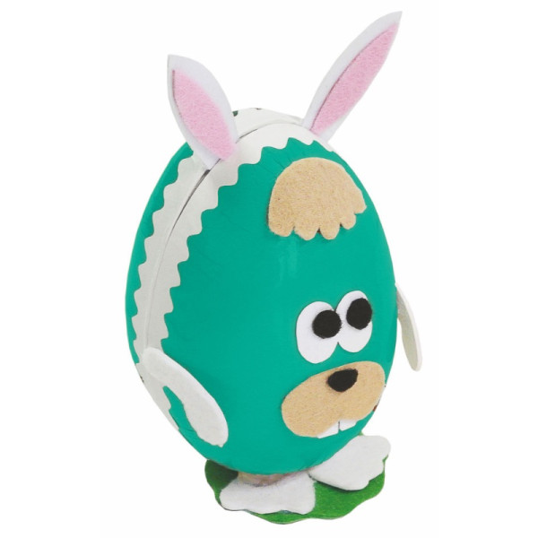 Original Nestler Füllei/ Pappei Basteltier Hase 9 cm Füllei zum Selberbasteln.