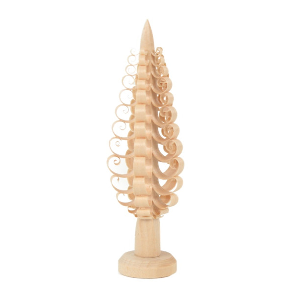 Erzgebirgisches Spanbäumchen 12 cm Baum-und Fensterschmuck Rudolph