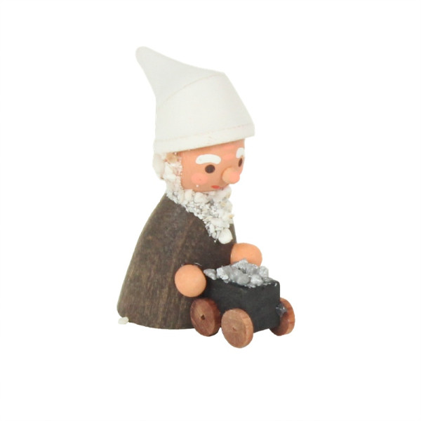Sammelfigur Berggeist Lorenleo, ca. 4,5 cm -Hennig Figuren Deutschneudorf- Erzgebirgische Handarbeit