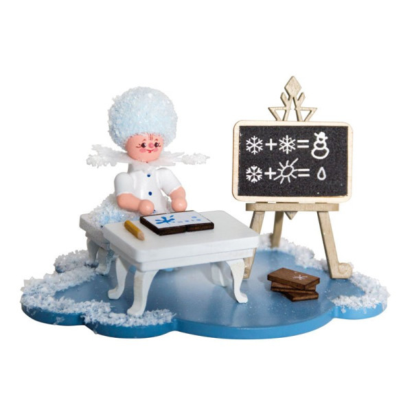 Schneeflöckchen mit Schüler, Artikel 43357 Sammelfigur, Maße ca. 10 x 7 x 6 cm