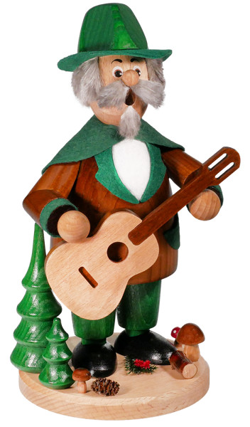 Erzgebirgische Räucherfigur Heimatsänger ca. 24 cm Drechselwerkstatt Uhlig