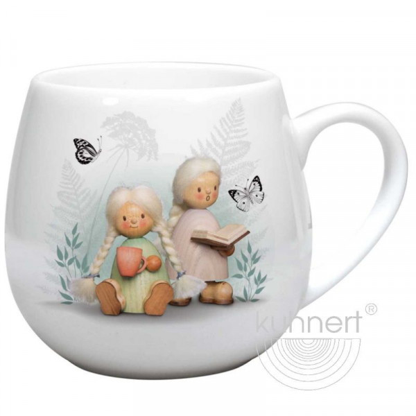 Kuschelbecher (Kaffeetasse) Finn & Finja Art.62202 ca. 9,5 cm hoch