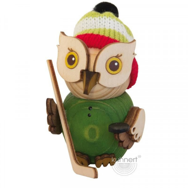 Kuhnert Holzfigur Minieule Eishockey Kuhnert Artikel 37312, Höhe ca. 7 cm