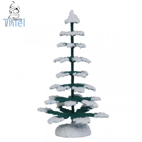 Weihnachtsbaum grün/ weiß - Höhe ca. 11 cm