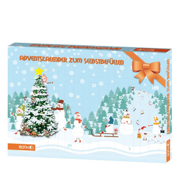 Wandkalender für Kinder (Adventskalender) leer zum Befüllen