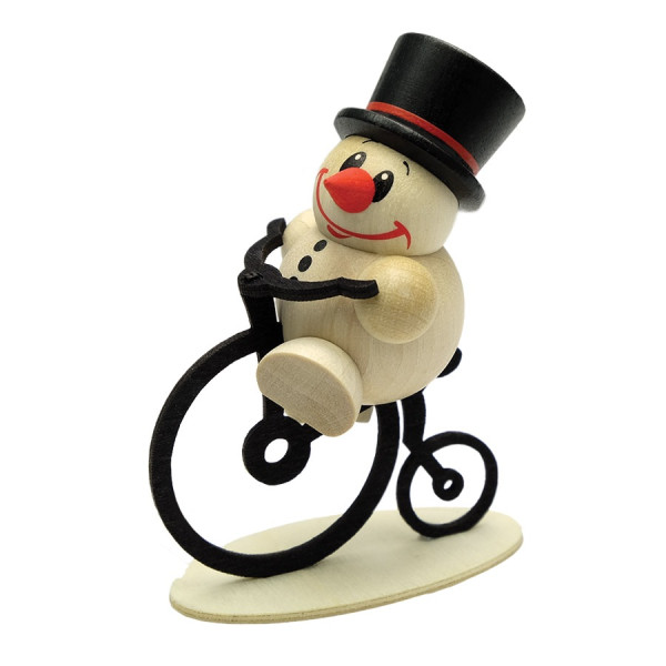 Cool Man Hochrad - Sammelfigur ca. 5 cm by Karsten Braune - Echt Erzgebirge